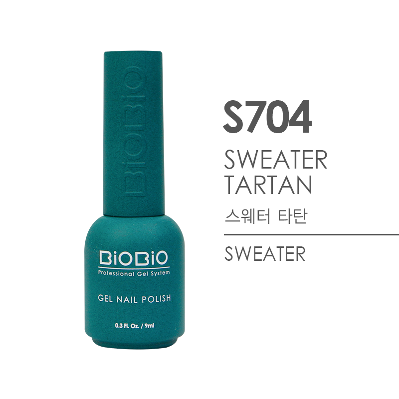 [Gel Nail Polish] Sweater Series - S704 Sweater Tartan_BiOBio