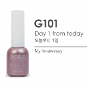 [Korean Nail Polish] My Anniversary Glitter Series - G101 Day 1 from today_BiOBio