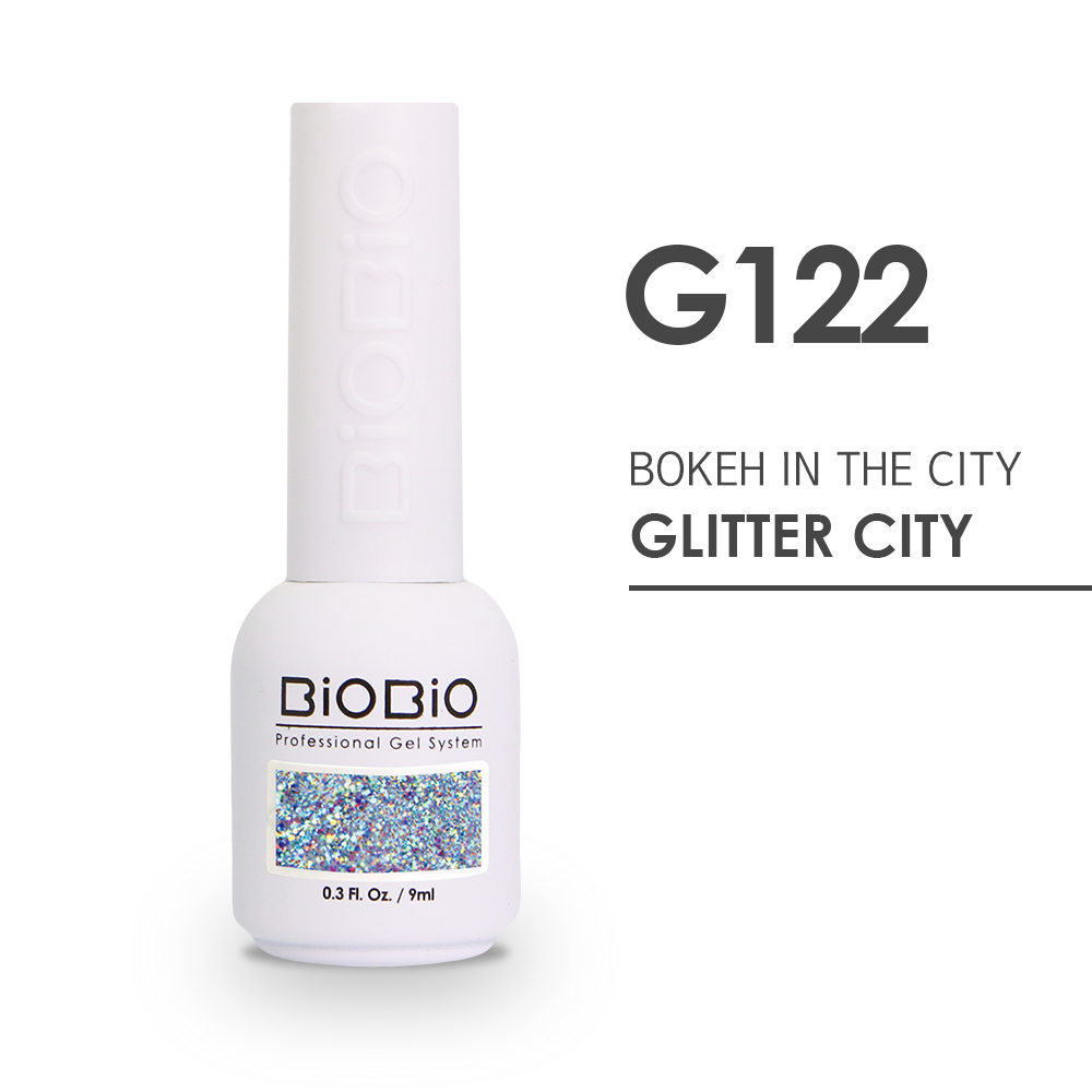 [Professional Gel nail] Fall New Color - G122 Bokeh In the City "GLITTER CITY"