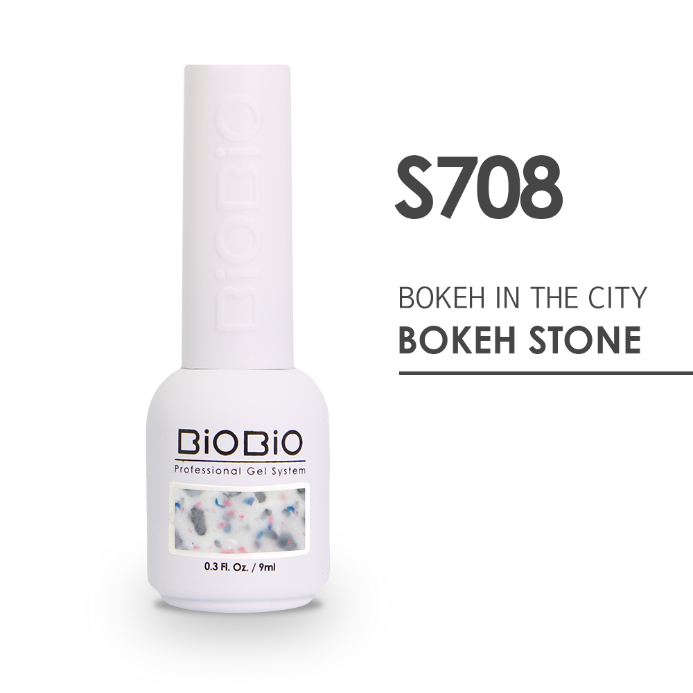 [Gel Nail  Polish]Fall New Color - S708 Bokeh In the City "BOKEH STONE"_BiOBio