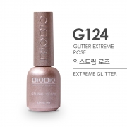 [Professional gel nail polish] Gel Polish Glitter Series - G124 Extreme Rose