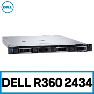 [오전 구매 시 당일 배송] 델 서버 PowerEdge R360 E-2434 [구성선택: RAM / SSD / HDD] 4LFF/H755/600Wx2/3Y