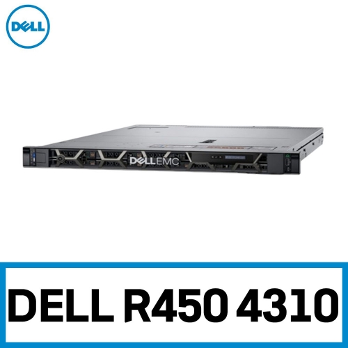 [오전 구매 시 당일 배송] 델 서버 PowerEdge R450 4310 [구성선택: RAM / SSD / HDD] 8SFF/H755/800Wx2/3Y
