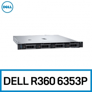 [오전 구매 시 당일 배송] 델 서버 PowerEdge R360 6353P [구성선택: RAM / SSD / HDD] 4LFF/H755/600Wx2/3Y