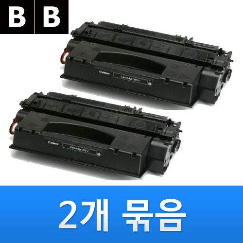 HP Q7553X(CRG-315 II호환)재생토너 (검정) 2개묶음