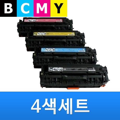 HP CC530A,CC531A,CC532A,CC533A 재생토너 4색세트