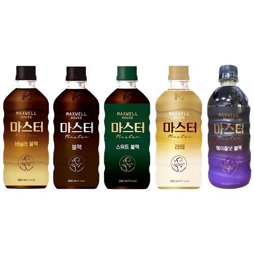 맥스웰하우스 마스터 5종 500mlx20펫