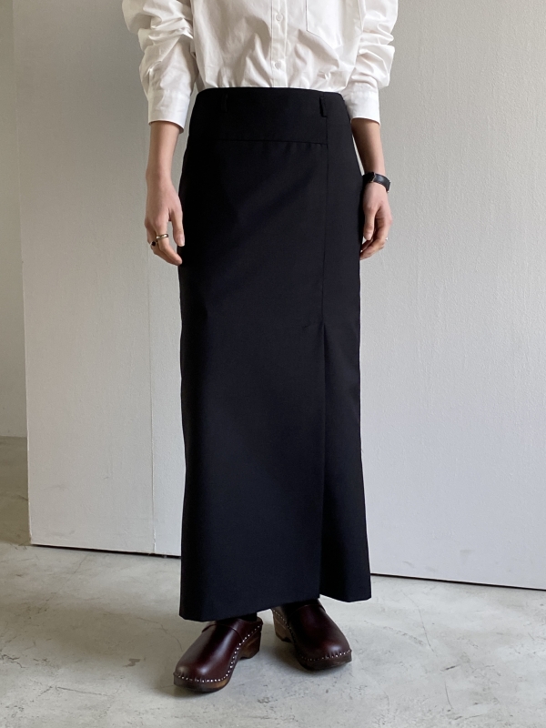 maxi-long skirt(black)