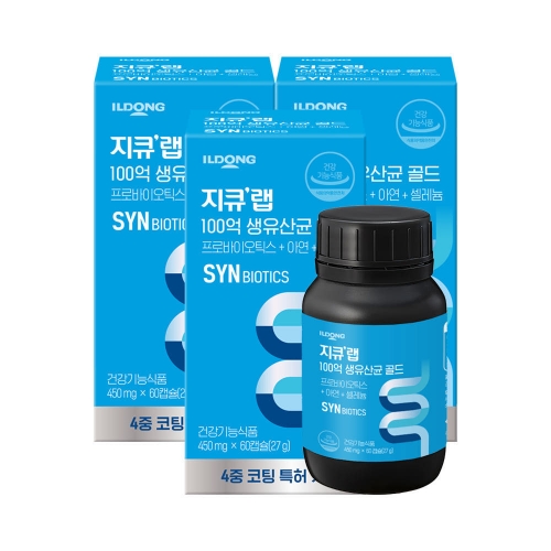 지큐랩 100억 생유산균 골드 3박스 (6개월분)