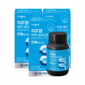 지큐랩 100억 생유산균 골드 3박스 (6개월분)