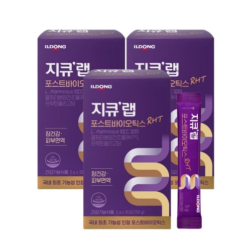 지큐랩 포스트바이오틱스 알에이치티(30포) x 3박스