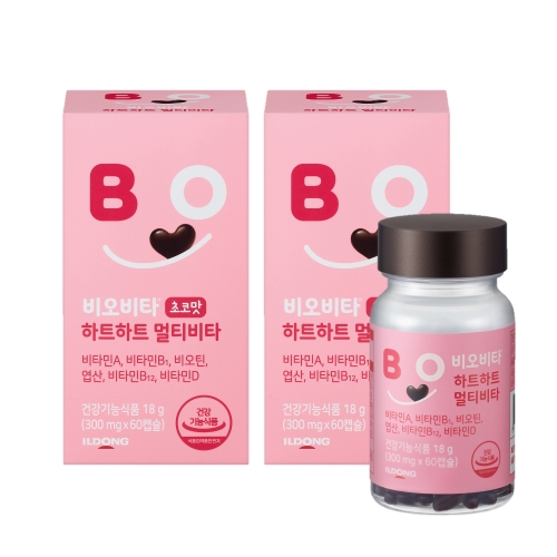 비오비타 하트하트 멀티비타 60C X 2개