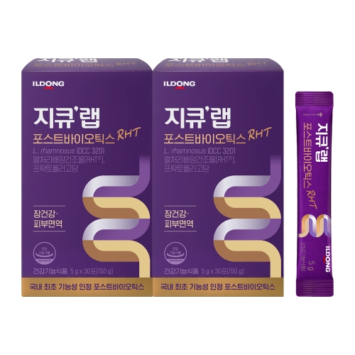 지큐랩 포스트바이오틱스 알에이치티(30포) x 2박스