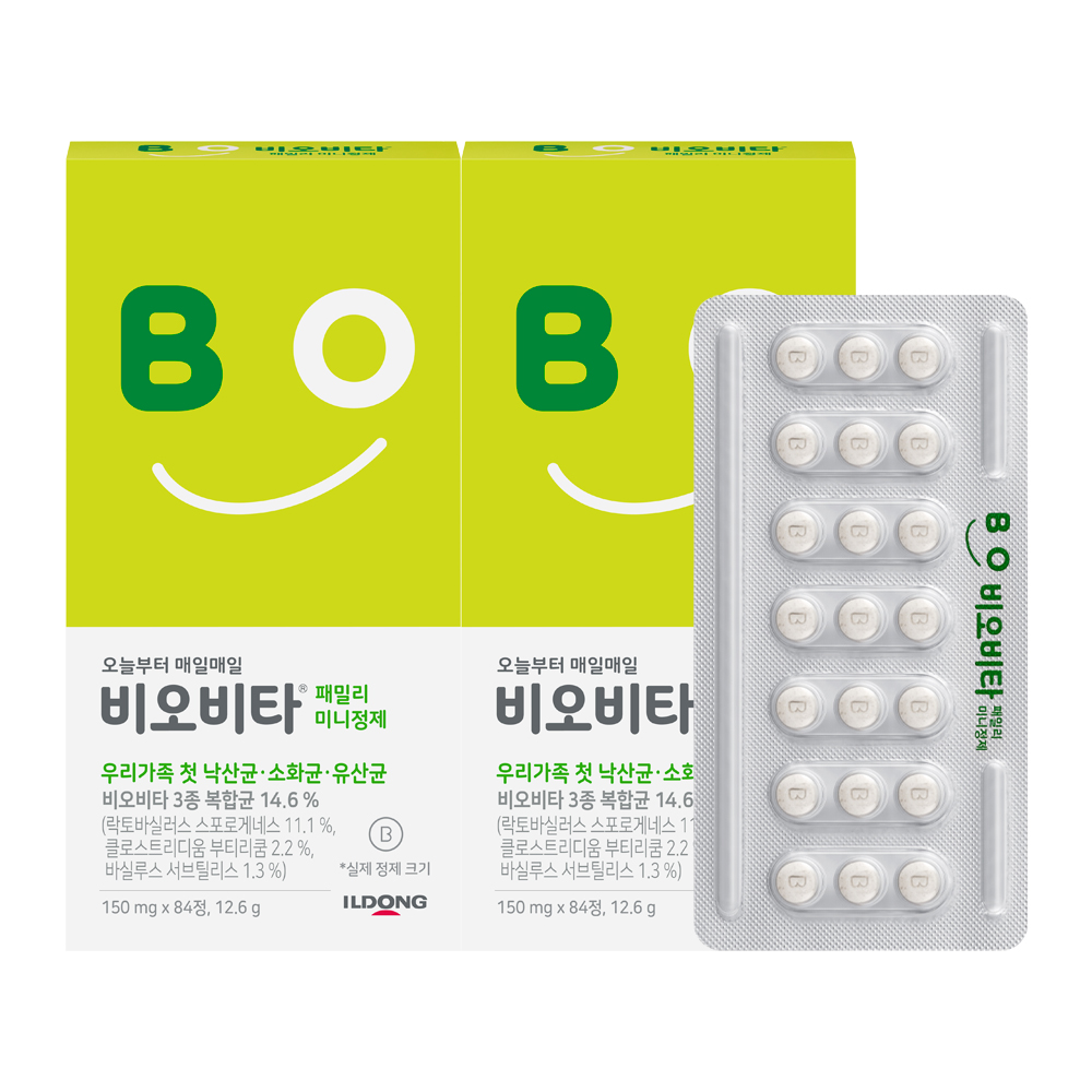 비오비타 패밀리 미니정제 84정 X 2박스