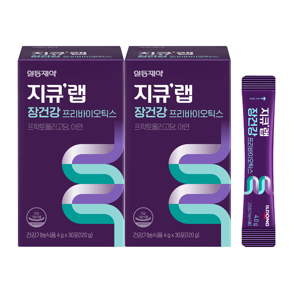 지큐랩 장건강 프리바이오틱스 (30포) x 2박스