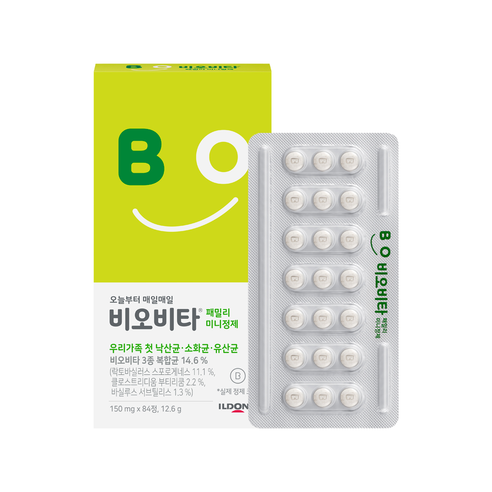 비오비타 패밀리 미니정제 84정 1박스