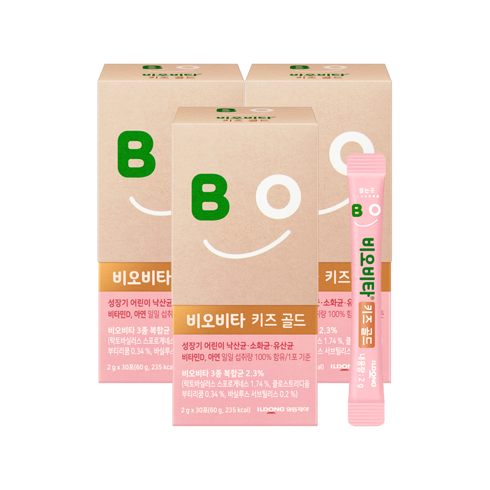 비오비타 키즈 골드 30포 X 3박스