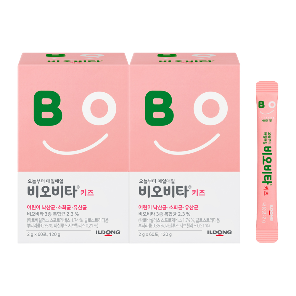 비오비타 키즈 60포 2박스