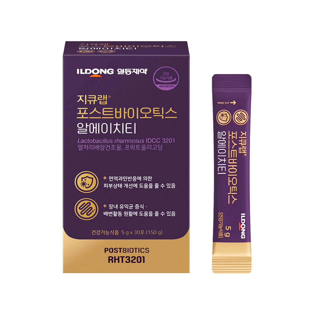 [패밀리] 지큐랩 포스트바이오틱스 알에이치티(30포) x 1박스