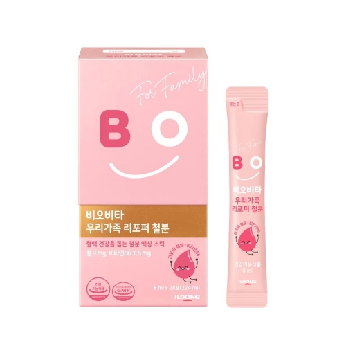 비오비타 우리가족 리포퍼 철분 오렌지맛 28포 1박스