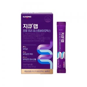 지큐랩 프로 프리 포스트바이오틱스 30포