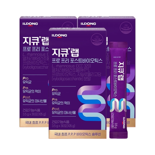 지큐랩 프로 프리 포스트바이오틱스 30포 3박스