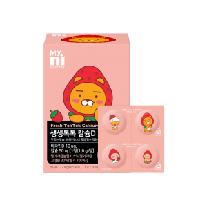 마이니 생생톡톡 칼슘D 딸기우유맛 108정