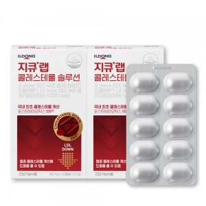 지큐랩 콜레스테롤 솔루션 30캡슐 2박스