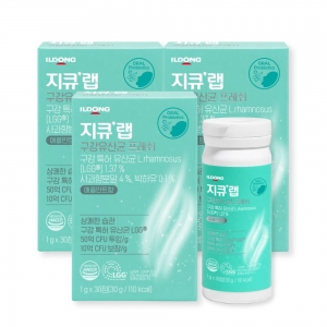 지큐랩 구강유산균 프레쉬 30정 3박스
