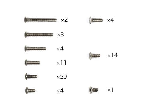 [54888] M-08 Concept Titanium ScrewSet