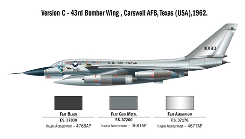 [IT1142S] ITALERI 1/72 B-58 Hustler