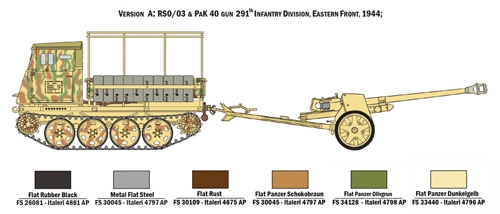 [IT6563S] ITALERI 1/35 RSO / 03 (PAK 40 포함)