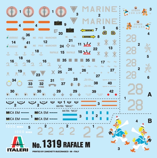 [IT1319S] ITALERI 1/72 RAFALE M OPERATIONS EXTERIEURES 2011