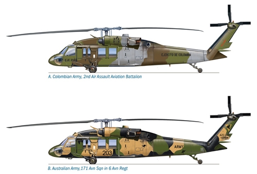 [IT1328S] ITALERI 1/72 UH-60/MH-60 BLACK HAWK -NIGHT RAID-