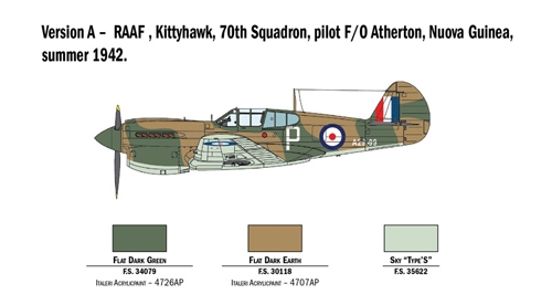 [IT2795S] ITALERI 1/48 P-40E/K Kittyhawk