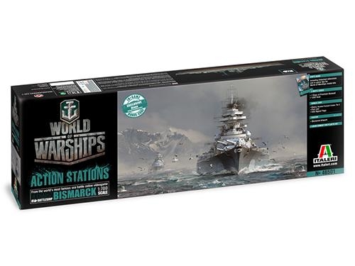 [IT46501] ITALERI 1:700 (EU WoWs) GERMAN BATTLESHIP BISMARCK