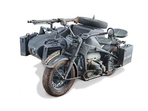 [IT7406S] ITALERI 1/9 Zundapp KS750 With sidecar