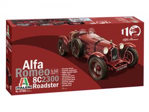 [IT4708S] ITALERI 1:12 ALFA ROMEO 8C 2300 Roadster 110th Anniv.