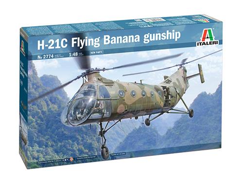 [IT2774S] ITALERI 1:48 H-21C Flying Banana Gunship