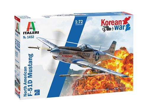 [IT1452S] ITALERI 1:72 NORTH AMERICAN F-51D MUSTANG KOREAN WAR