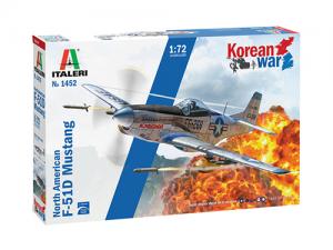 [IT1452S] ITALERI 1:72 NORTH AMERICAN F-51D MUSTANG KOREAN WAR