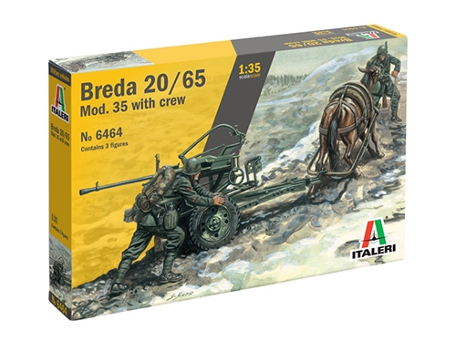 [IT6464S] HORSE DRAWN BREDA 20/65 W/SERVANTS