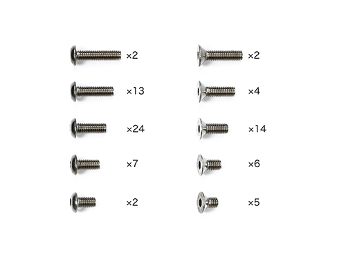 [47464] TD4 Titanium Screw Set