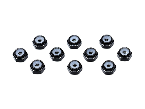 [92433] 2mm Alu Lock Nuts(Bla,10pcs) TKC25th