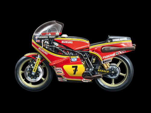 [IT4644S]SUZUKI RG500 XR27 (Team Heron Barry Sheene 1978)