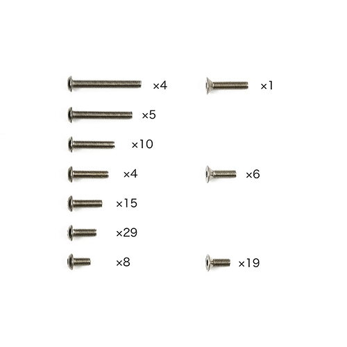 [47488] XV-02 Titanium Screw Set