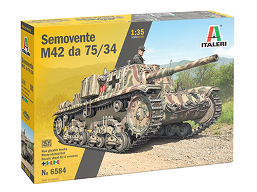 [IT6584S] ITALERI 1:35 SEMOVENTE M42 da 75/34