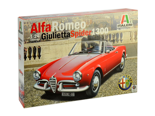 [IT3653S] ITALERI 1:24 ALFA ROMEO GIULIETTA SPIDER 1300