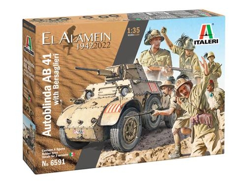 [IT6591S] ITALERI 1:35 AB 41 with BERSAGLIERI