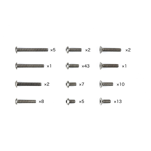 [47509] XM-01 Titanium Screw Set